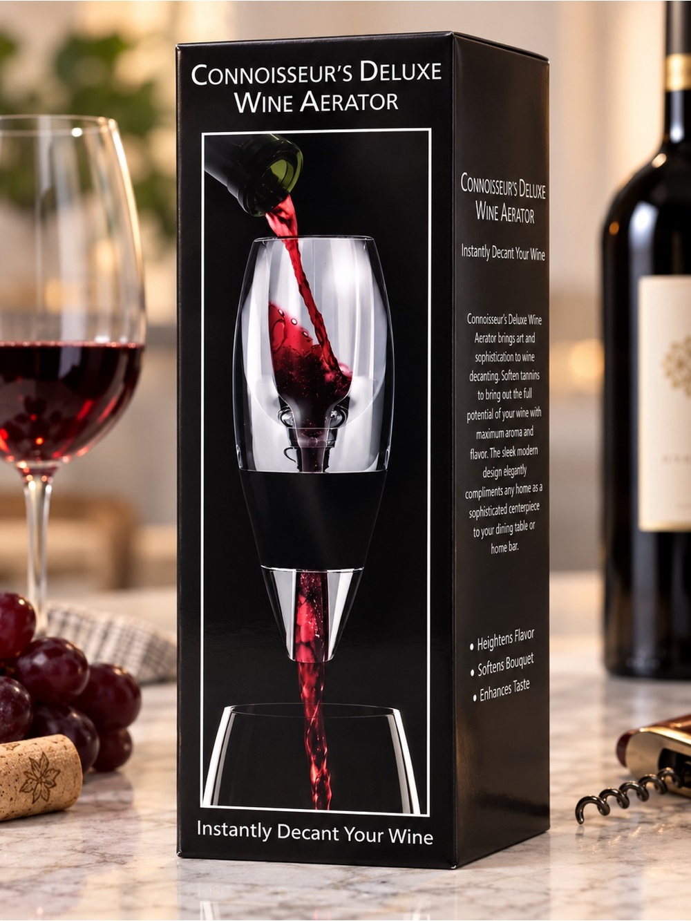 Connoisseur’s Deluxe Wine Aerator | Wine Accessories